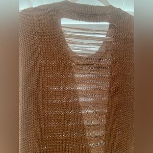 Almost Famous Brown Long Sleeve Dress